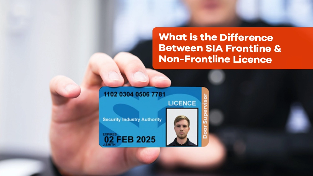 What is the difference between sia frontline and non-frontline licence