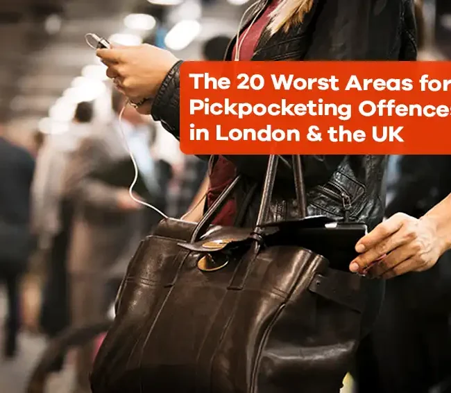 The 20 worst areas for pickpocketing offences in london & the uk featured image