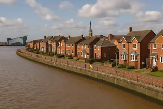 Drypool area in Hull, East Yorkshire (1)