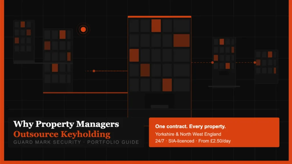 Property managers outsourcing keyholding services with centralized property security management across multiple buildings