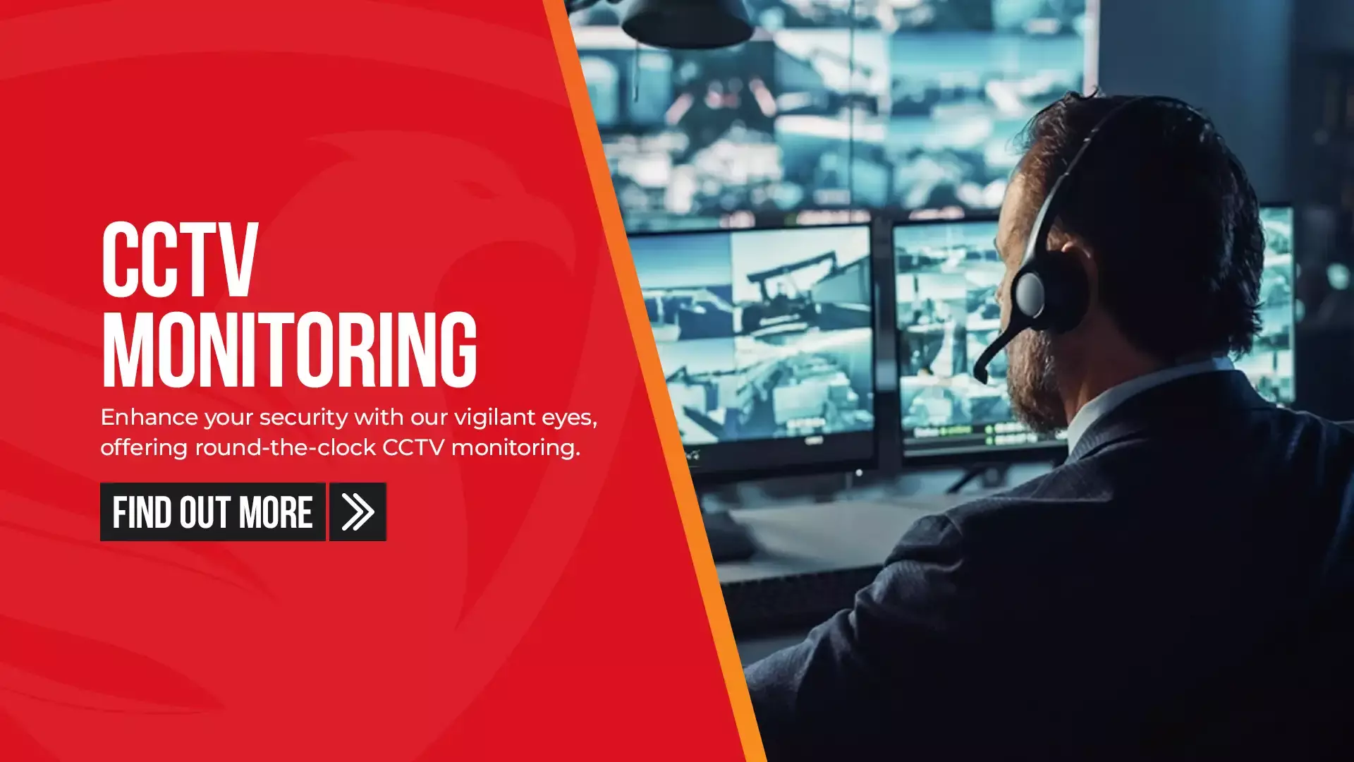 CCTV monitoring service by guard mark