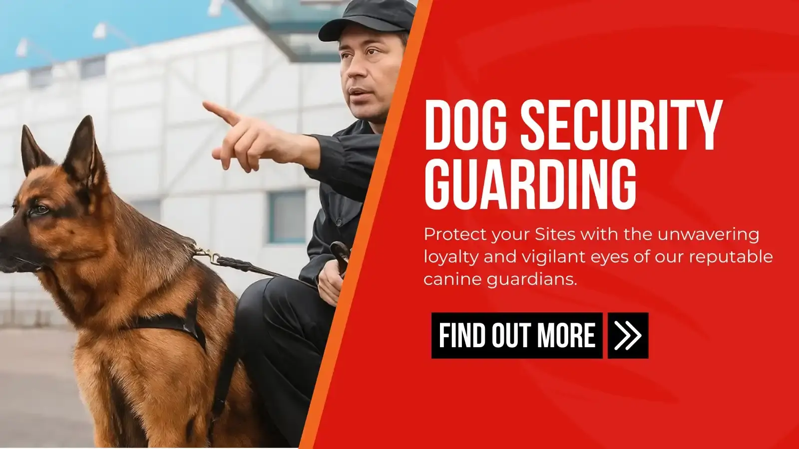 Dog Security K9 by guard mark security