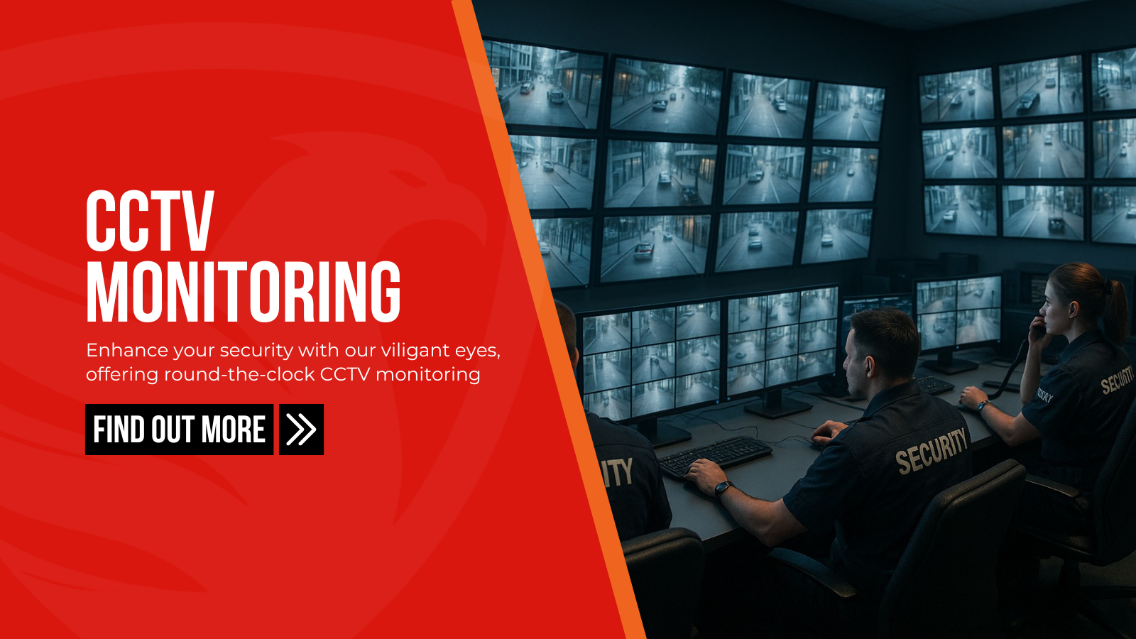 CCTV monitoring service by guard mark